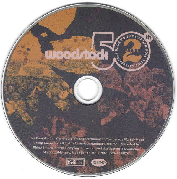 Various : Woodstock Back To The Garden 50th Anniversary Collection (3xCD, Comp, RM, 50t)