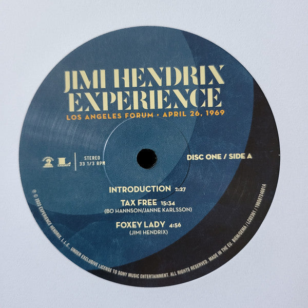 The Jimi Hendrix Experience : Los Angeles Forum • April 26, 1969 (2xLP, Album, Dlx, 150)