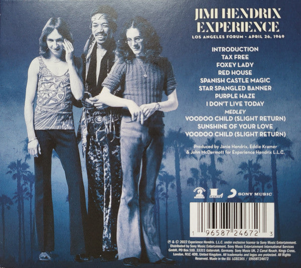 The Jimi Hendrix Experience : Los Angeles Forum • April 26, 1969 (CD, Album, Dig)