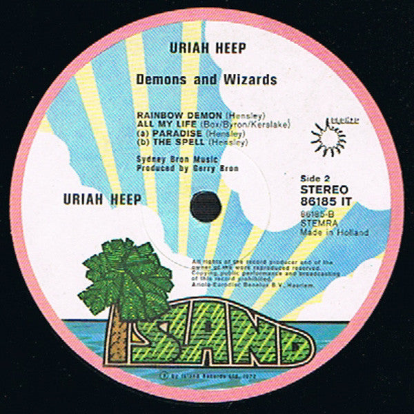 Uriah Heep : Demons And Wizards (LP, Album, Gat)