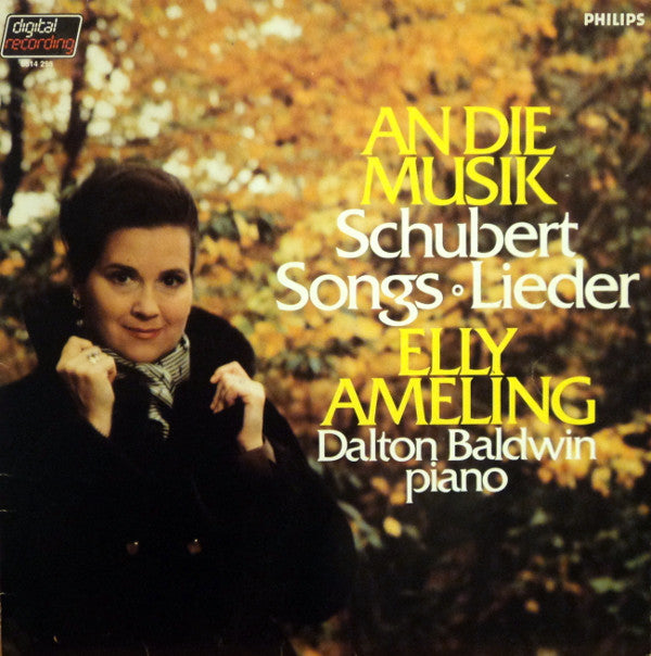 Franz Schubert - Elly Ameling, Dalton Baldwin : An Die Musik (Schubert Songs) (LP, Dig)