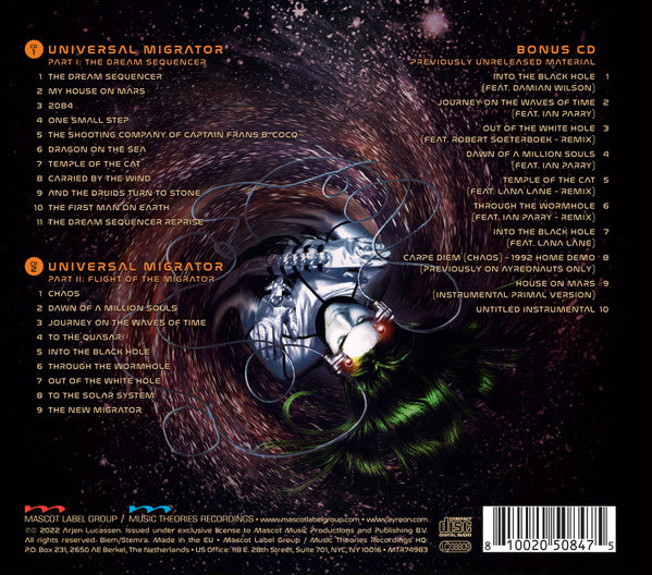Ayreon : Universal Migrator Part I & II (3xCD, Comp, RE, RM)