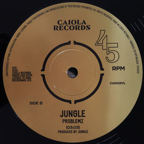 Jungle (12) : Good Times / Problemz (12", Single)