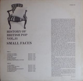 Small Faces : History Of British Pop - Vol. 11 (LP, Comp)