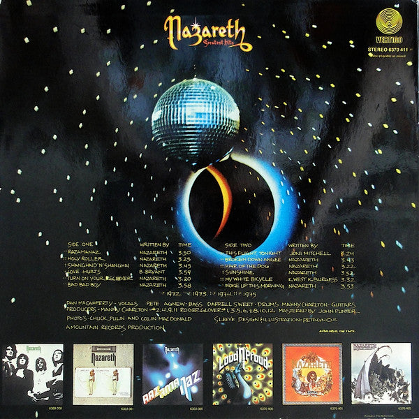 Nazareth (2) : Greatest Hits (LP, Comp)