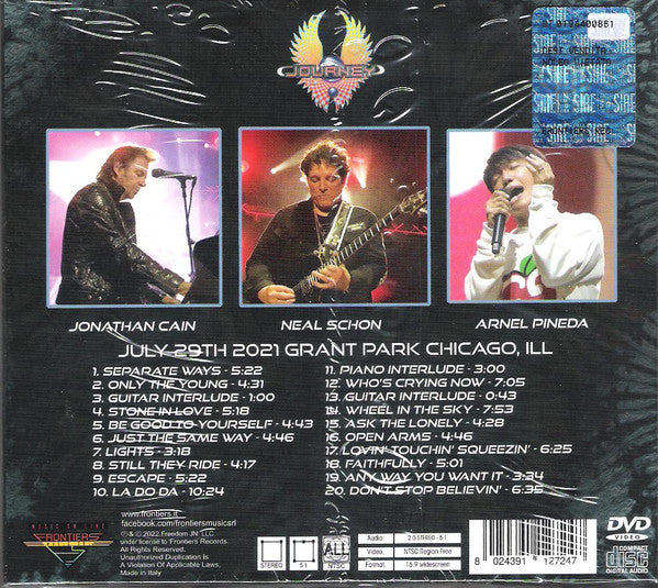 Journey : Live In Concert At Lollapalooza (2xCD, Album + DVD-V, Multichannel, NTSC, Reg + Dlx)