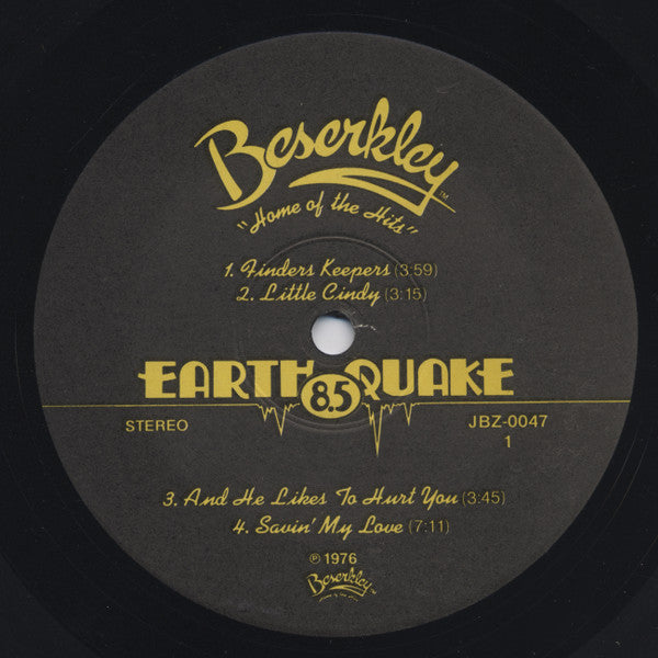 Earth Quake (2) : 8.5 (LP, Album, RP)