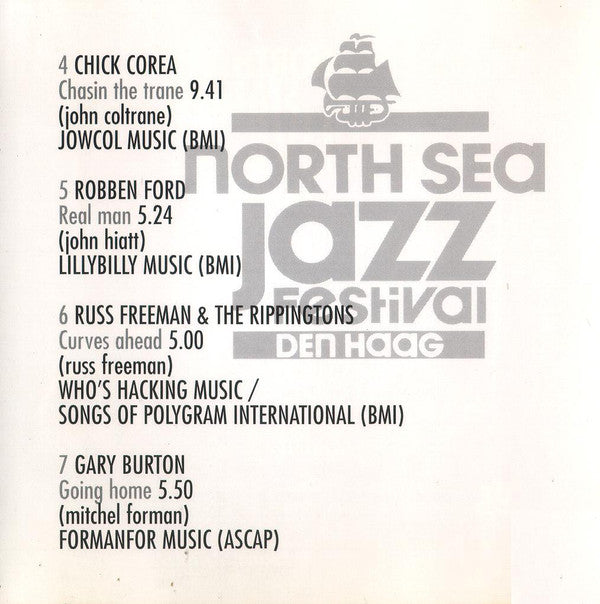 Various : North Sea Jazz Live Tracks (CD, Comp)