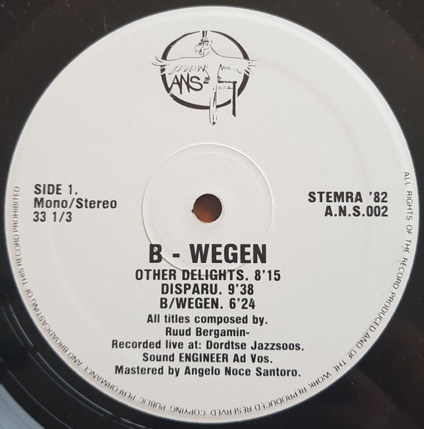 B-Wegen : Uit Het Ei (LP, Album)