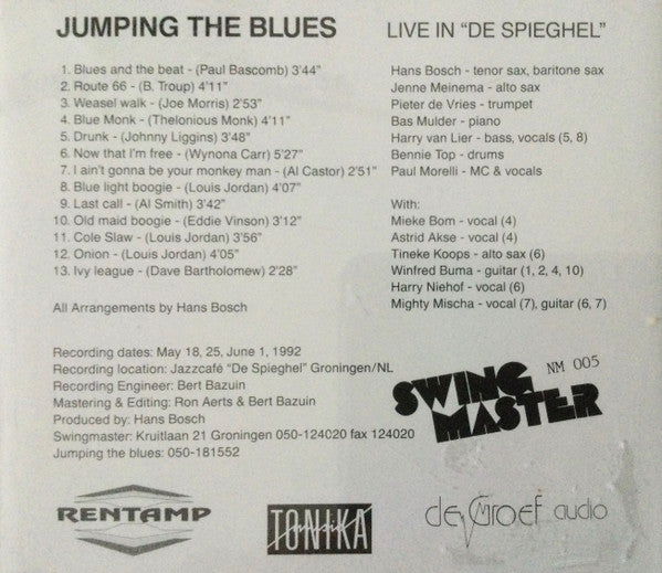 Jumping The Blues : Live in "De Spieghel" (CD, Album)