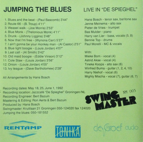 Jumping The Blues : Live in "De Spieghel" (CD, Album)