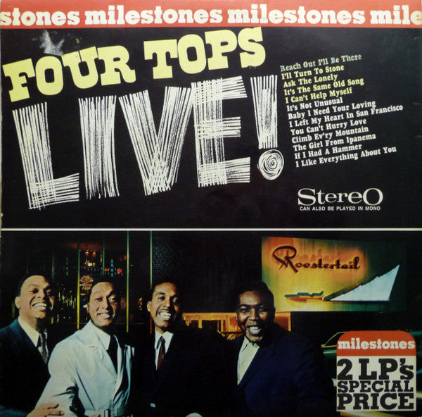 Four Tops : Four Tops Reach Out / Four Tops Live (2xLP, Album, Comp)