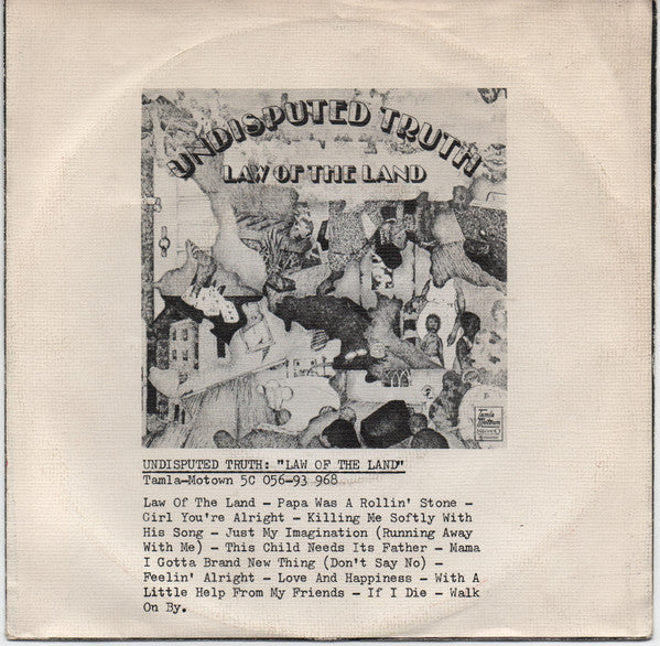 Undisputed Truth (2) : Help Yourself (7", Single)