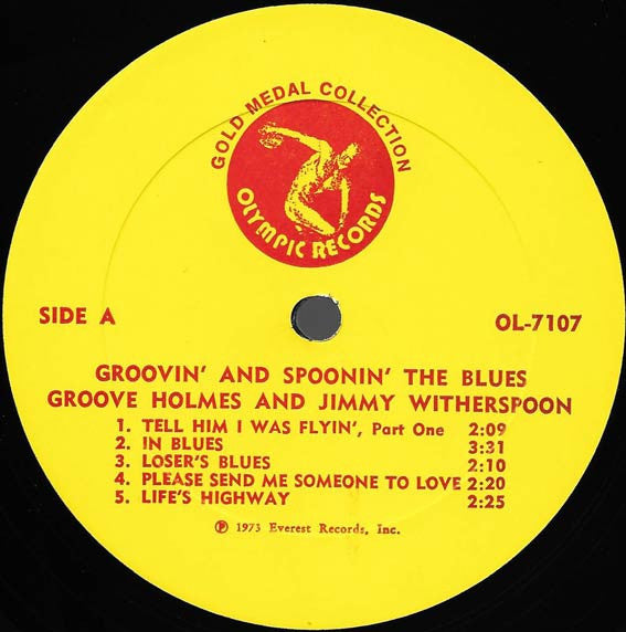 Groove Holmes* & Jimmy Witherspoon : Groovin' And Spoonin' (LP, Comp)