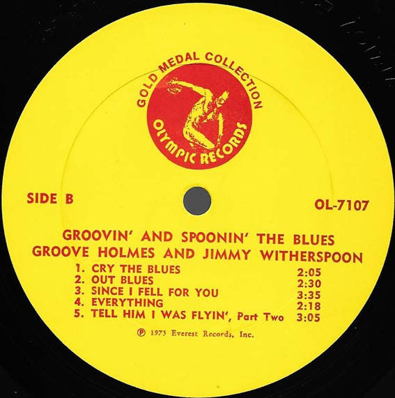 Groove Holmes* & Jimmy Witherspoon : Groovin' And Spoonin' (LP, Comp)