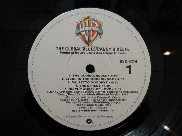 Danny O'Keefe : The Global Blues (LP, Album, Win)