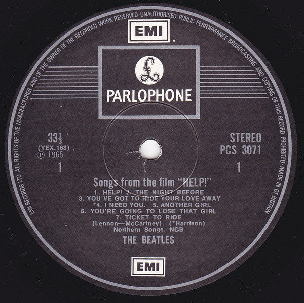 The Beatles : Help! (LP, Album, RE)