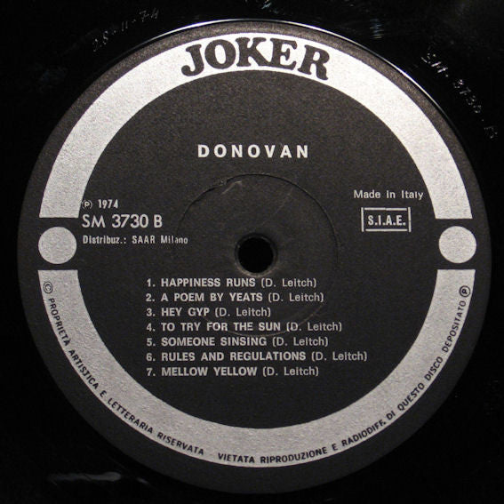 Donovan : Donovan (LP)