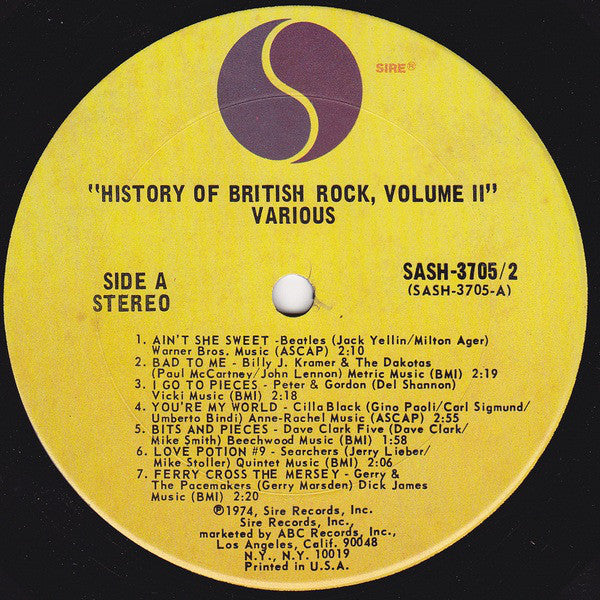 Various : History Of British Rock Vol. 2 (2xLP, Comp, Gat)