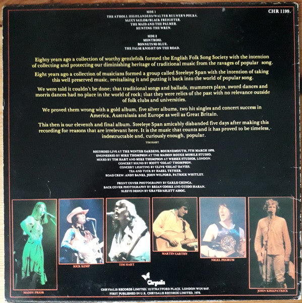 Steeleye Span : Live At Last! (LP, Album)