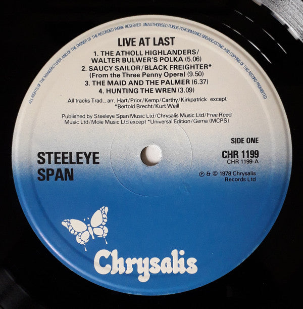 Steeleye Span : Live At Last! (LP, Album)