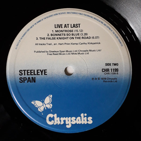 Steeleye Span : Live At Last! (LP, Album)