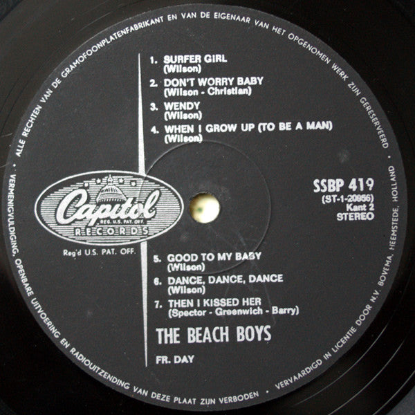 The Beach Boys : The Beach Boys (LP, Comp)