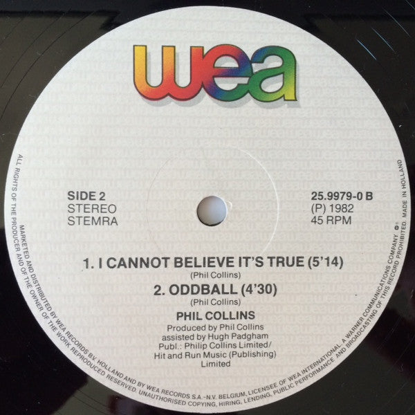 Phil Collins : You Can't Hurry Love (12", Maxi)