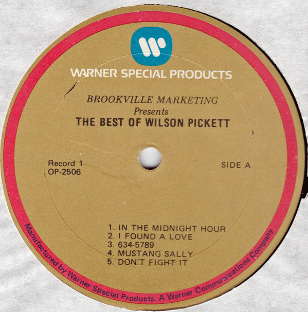 Wilson Pickett : The Best Of Wilson Pickett (2xLP, Comp)