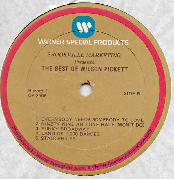 Wilson Pickett : The Best Of Wilson Pickett (2xLP, Comp)