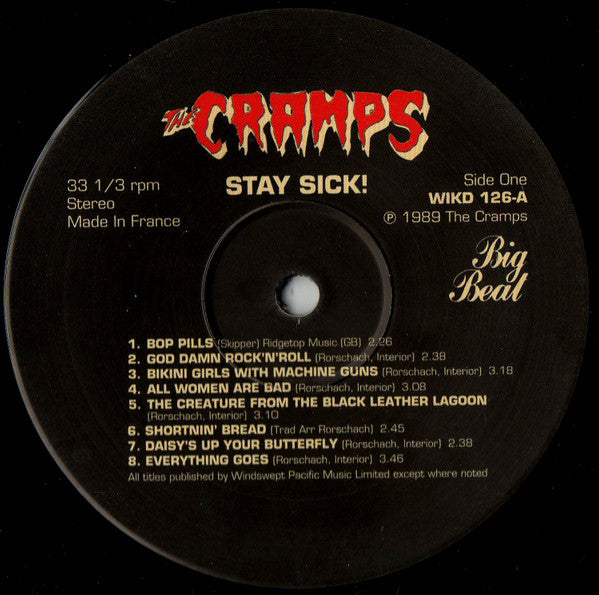 The Cramps : Stay Sick! (LP, Album, RE)
