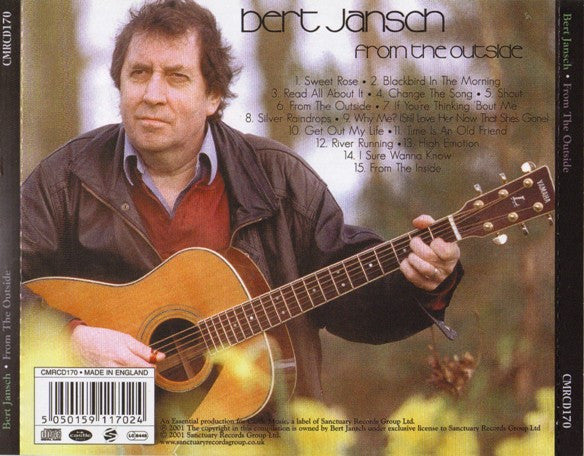 Bert Jansch : From The Outside (CD, Album, RE)