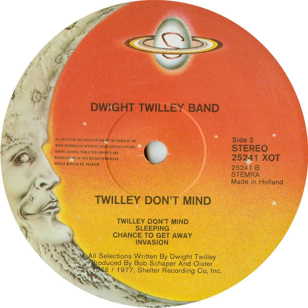 Dwight Twilley Band : Twilley Don't Mind (LP, Album)