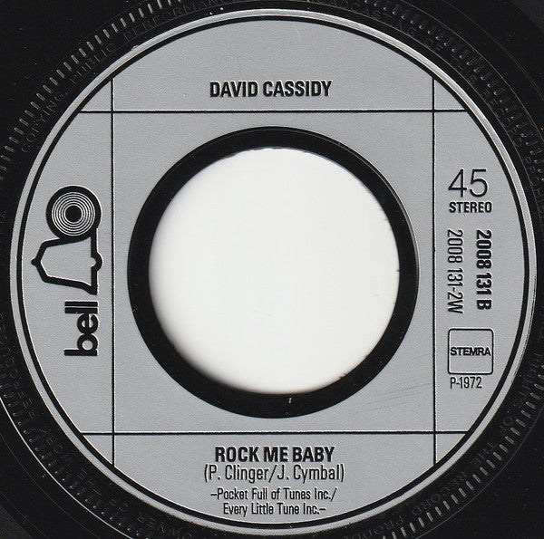 David Cassidy : Could It Be Forever (7", Single, Sil)