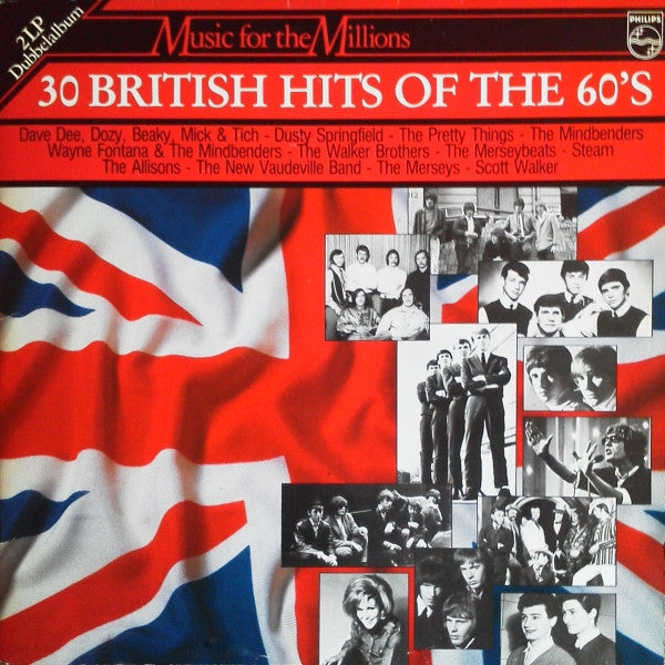 Various : 30 British Hits Of The 60's (2xLP, Comp, RE)