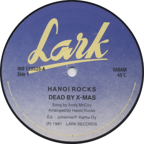 Hanoi Rocks : Bangkok Shocks, Saigon Shakes, Hanoi Rocks (LP, Album, Gat + 12", Maxi)