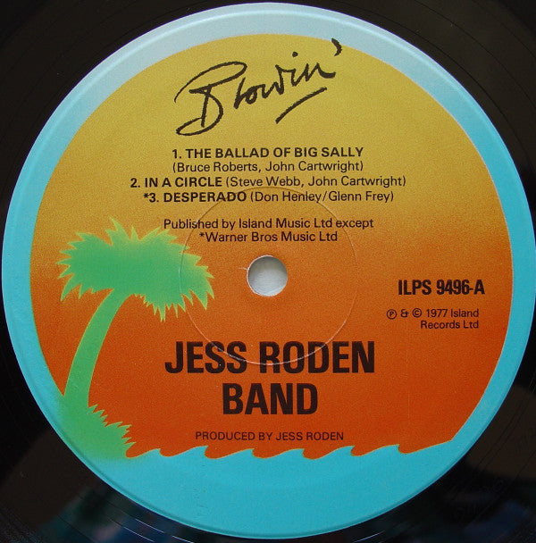 The Jess Roden Band : Blowin' (LP, Album)