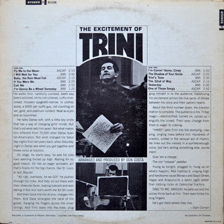 Trini Lopez : Trini (LP, Album)