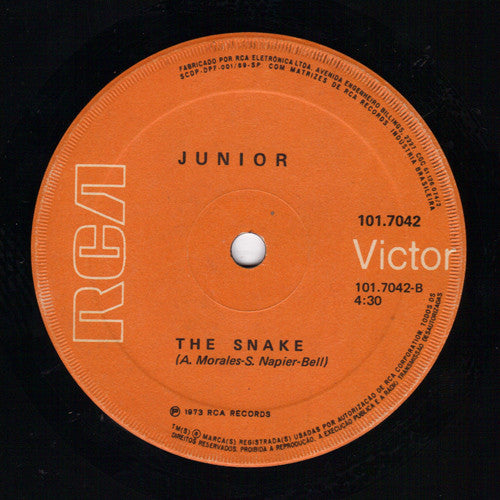 Junior (54) : Excuse Me (Perdoa-me) (7", Single)