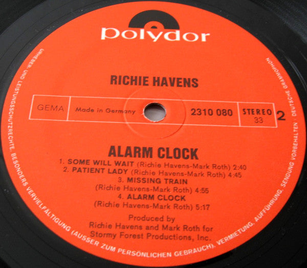 Richie Havens : Alarm Clock (LP, Album)