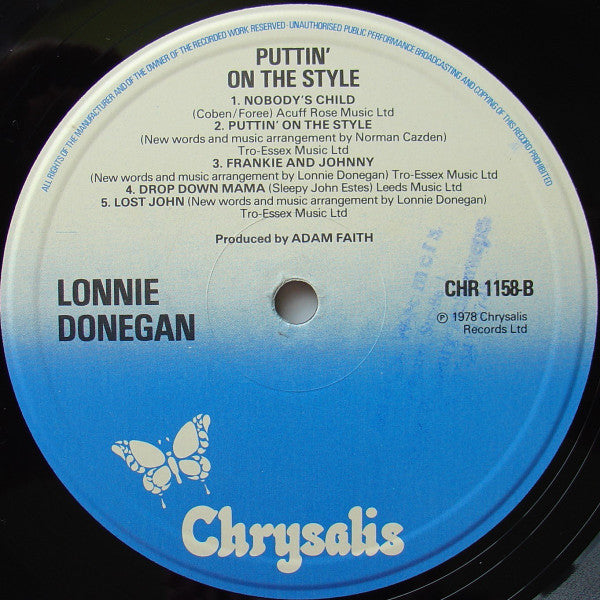 Lonnie Donegan : Puttin' On The Style (LP, Album, Gat)