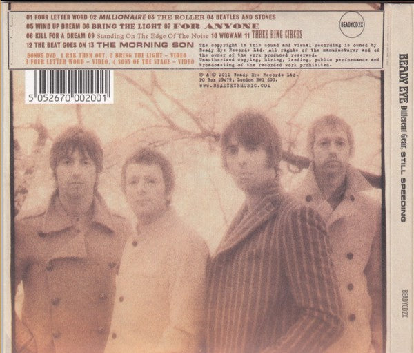 Beady Eye : Different Gear, Still Speeding (CD, Album + DVD-V, NTSC + Ltd, Tri)