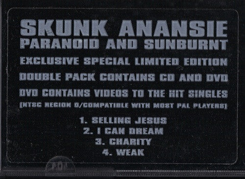 Skunk Anansie : Paranoid & Sunburnt (CD, Album, Ltd + DVD-V, NTSC)