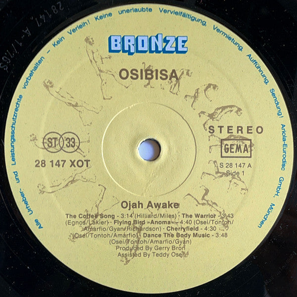 Osibisa : Ojah Awake (LP, Album)