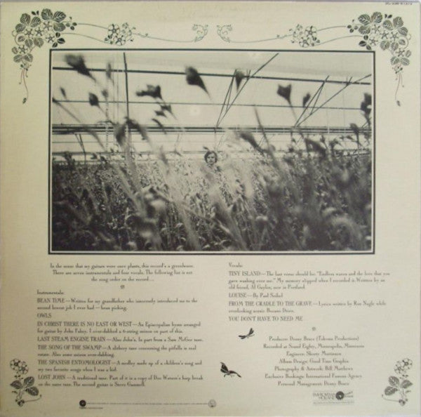 Leo Kottke : Greenhouse (LP, Album, RE)