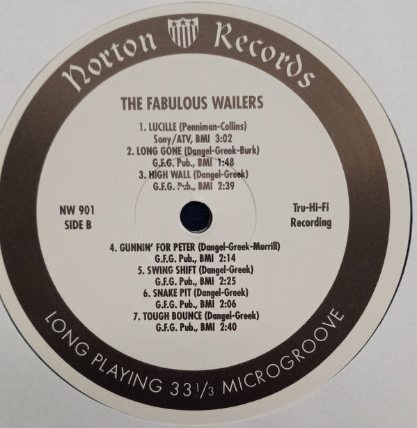 The Wailers (2) : The Fabulous Wailers (LP, Album, RE)