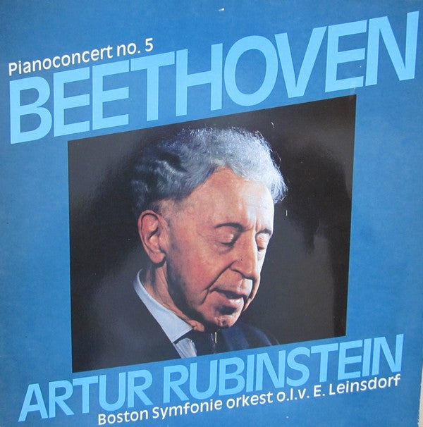 Beethoven*, Arthur Rubinstein, Boston Symfonie Orkest*, E. Leinsdorf* : Pianoconcert No.5 (LP, RE)