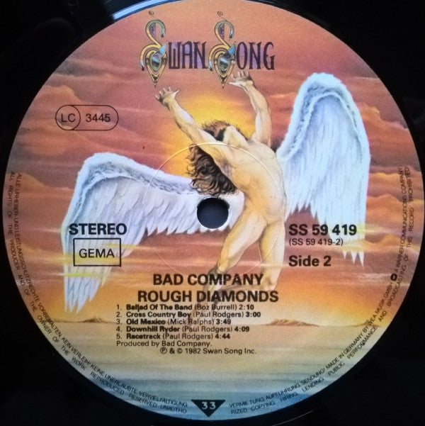 Bad Company (3) : Rough Diamonds (LP, Album)
