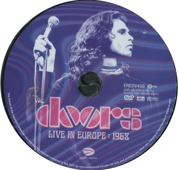 The Doors : Live In Europe 1968 (DVD-V, PAL)