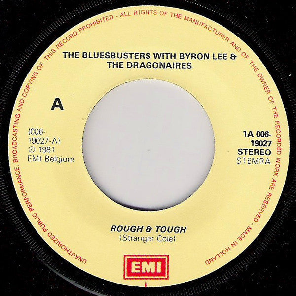 The Blues Busters With Byron Lee And The Dragonaires : Rough & Tough (7", Single)